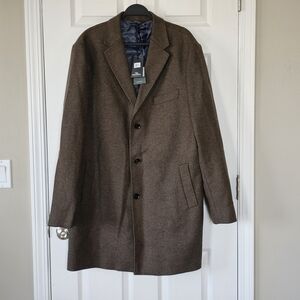 Rodd & Gunn Rich Brown Wool Coat